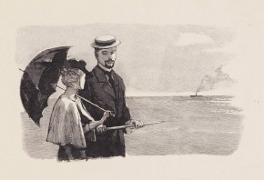 Иллюстрация к «Даме с собачкой» А. П. Чехова