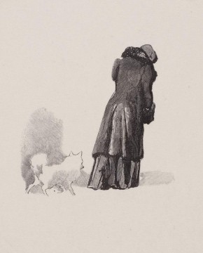 Иллюстрация к «Даме с собачкой» А. П. Чехова