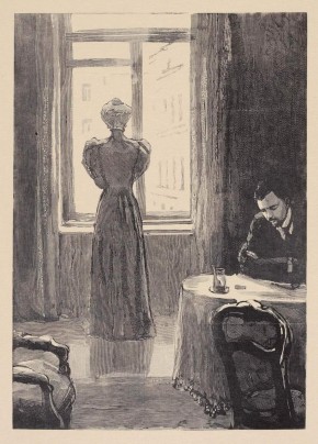 Иллюстрация к «Даме с собачкой» А. П. Чехова