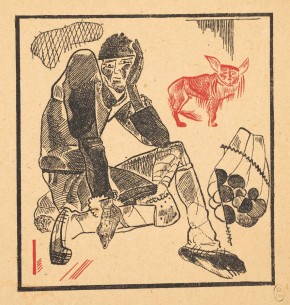 Иллюстрации к басне И. А. Крылова «Крестьянин и смерть»