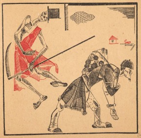 Иллюстрации к басне И. А. Крылова «Крестьянин и смерть»