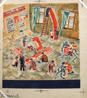 Иллюстрация к книге А. Е. Мордвиновой «Кто лучше?»