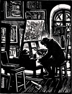 В мастерской художника