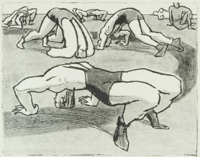 Разминка борцов