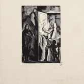 Иллюстрация к драме А. С. Пушкина «Моцарт и Сальери»