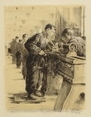 У токарного станка