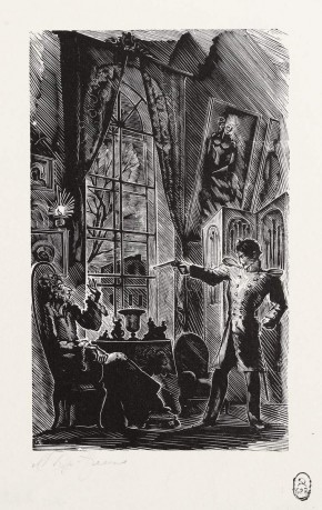 Иллюстрация к повести А. С. Пушкина «Пиковая дама»