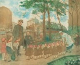 С. М. Киров с детьми