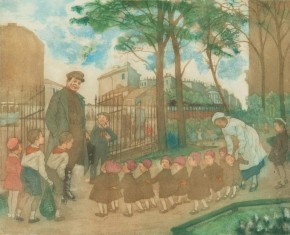 С. М. Киров с детьми