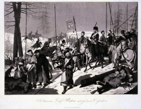 Атаман граф Платов со своими казаками