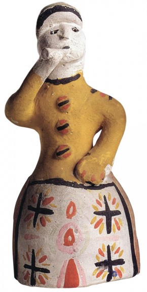 Крестьянка с рожком