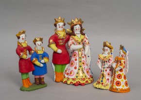 «К морю сам идет Гвидон; там царя встречает он...»