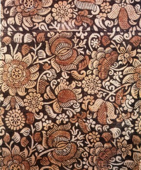 Фрагмент набивной ткани