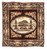 Платок с изображением здания Биржи в Санкт-Петербурге