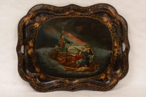 Поднос «Петр Великий на Ладожском озере»