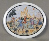 Пластина «Сельская сцена»