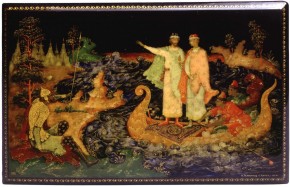 Пластина «Видение Бориса и Глеба воину Пельгусию»