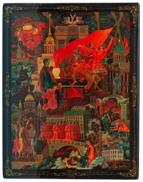 Шкатулка «Героический Ленинград - финал (на тему Седьмой симфонии Д. Д. Шостаковича)»