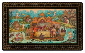 Шкатулка «Сказка о рыбаке и рыбке»