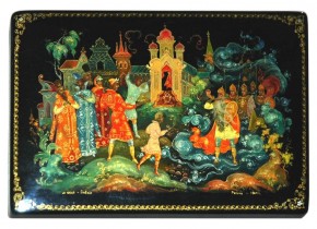 Шкатулка «Сказка о царе Салтане»