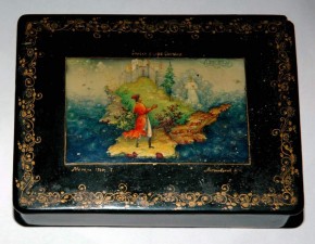 Шкатулка «Сказка о царе Салтане»