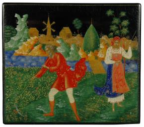 Шкатулка "Косьба"