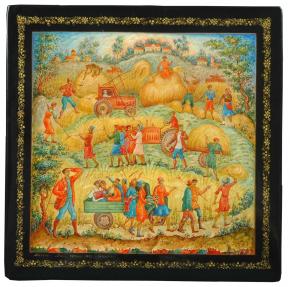 Шкатулка «Поле, русское поле»