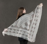 Платок-паутинка «Воспоминание»