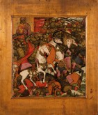 Чудо от Феодоровской иконы Богоматери. Икона-список (фрагмент иконы «Богоматерь Феодоровская в чудесах»)