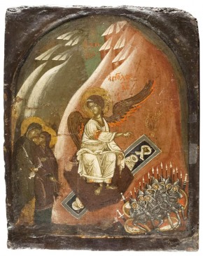 Жены мироносицы у Гроба Господня