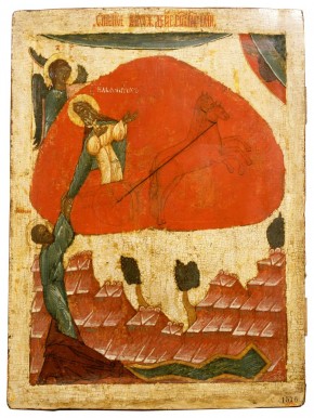 Огненное восхождение пророка Илии на небо