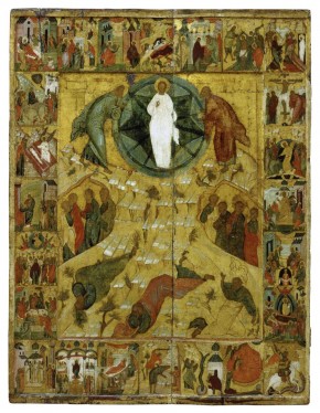 Преображение, с праздниками в 24 клеймах