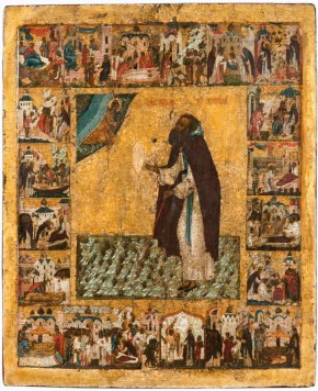 Варлаам Хутынский, с житием в двадцати клеймах