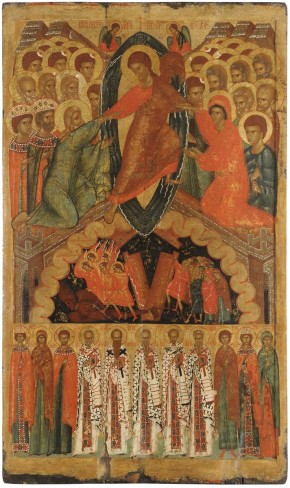 Воскресение — сошествие во Ад, с избранными святыми