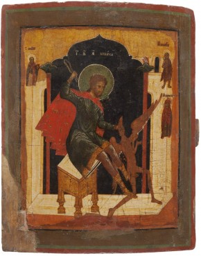 Святой Никита, побивающий беса