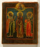 Избранные святые Борис, Александр Невский, Глеб