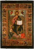 Христос Вседержитель на престоле / Спас Вседержитель на престоле, с 28 клеймами