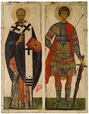 Святые Николай Чудотворец и Георгий Победоносец