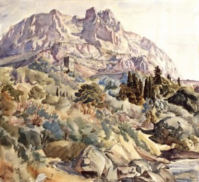 Вид на Ай-Петри и дворец