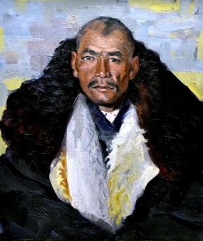 Чабан в тулупе