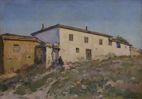 Пейзаж с двумя фигурами