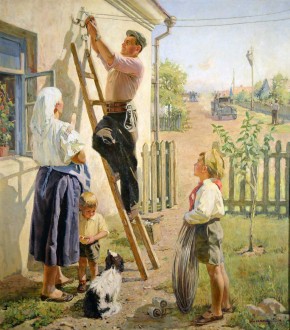 Электричество в колхоз