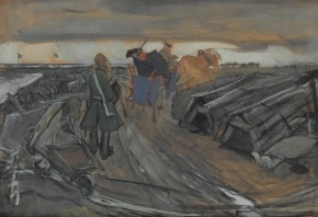 Петр I на работах. Строительство Петербурга