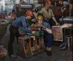 Уралмаш. Работает бригада Л. Н. Гречихина