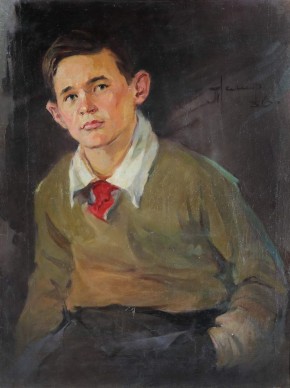 Портрет пионера – отличника учебы Вити Петрова