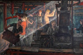 В цехе автозавода имени Лихачева. Литейщики