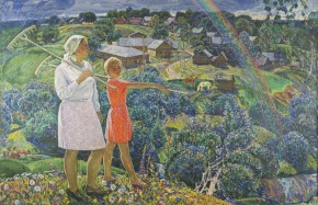 Портрет доярки Л. Стефановой