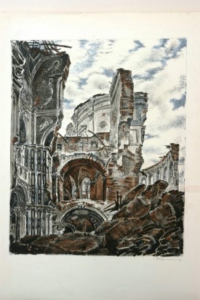 Истра. Взорванная ротонда Воскресенского собора