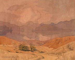 Крымский этюд. "В багровых сумерках заливы раскачивают зеркала"