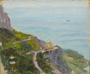 Крым. Пейзаж с Форосской церковью Воскресения Христова